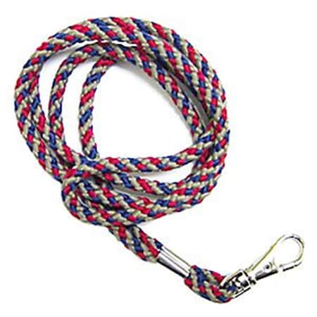 Gb Gifts 18 x 5 in. Lanyard with Metal Clip, Solid Black Rope GB573040